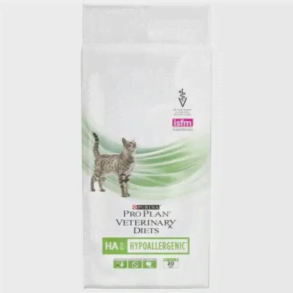 Сухой корм для кошек и котят Purina Pro Plan Veterinary Diets HA St/Ox hypoallergenic, для снижения пищевой непереносимости, 6 шт. х 1.3 кг
