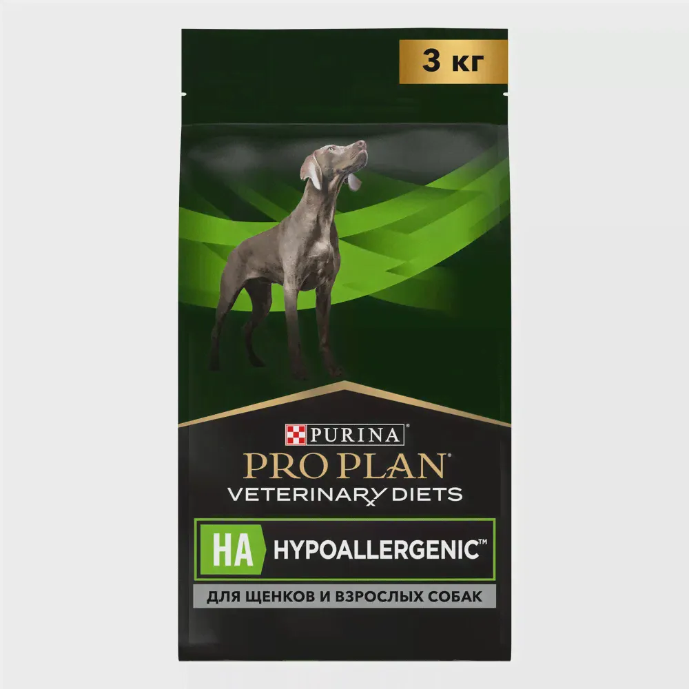 PURINA HA сухой 3кг Hypoallergenic для собак при аллергии