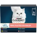 PURINA Gourmet Perle Chicken Strips 8x85g Cat Food
