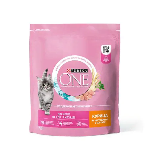 Сухой корм для котят Purina ONE, с высоким содержанием курицы и цельными злаками-3