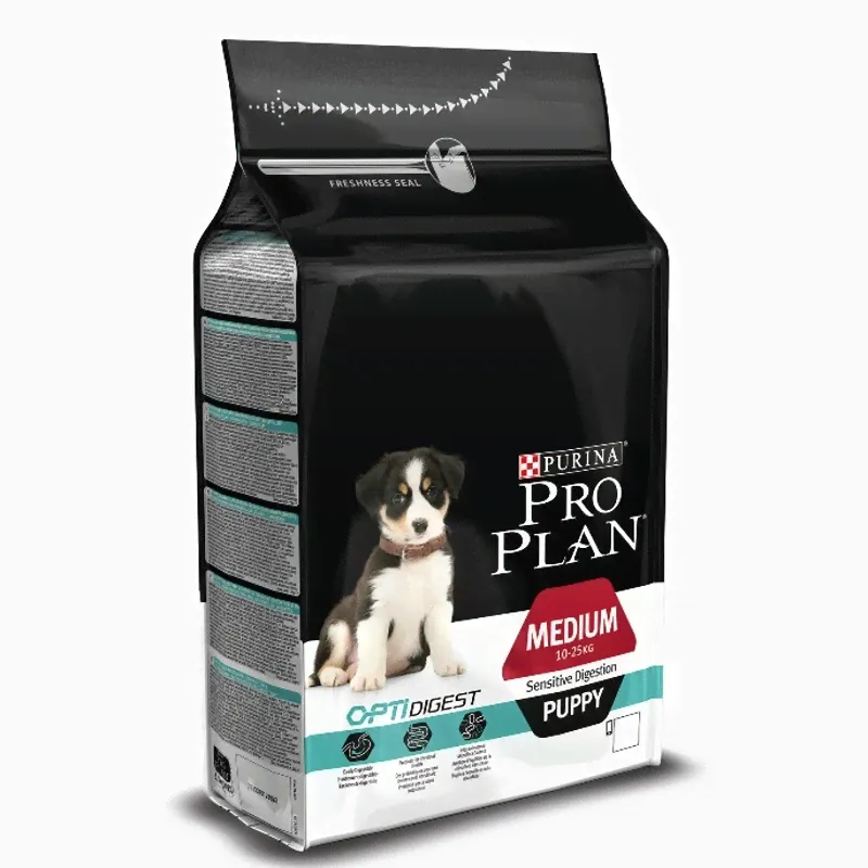 Purina Pro Plan Medium Puppy Sensitive Digestion для щенков собак средних пород с чувствительным пищеварением, ягненок