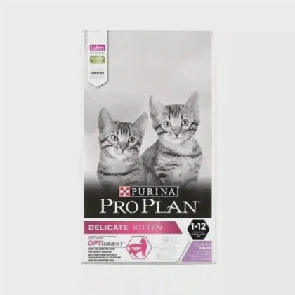 Purina Pro Plan Сухой корм для котят с индейкой и рисом (Junior delicate) 1229328712372568 | Junior delicate, 0,4 кг, 24973 (2 шт)-0