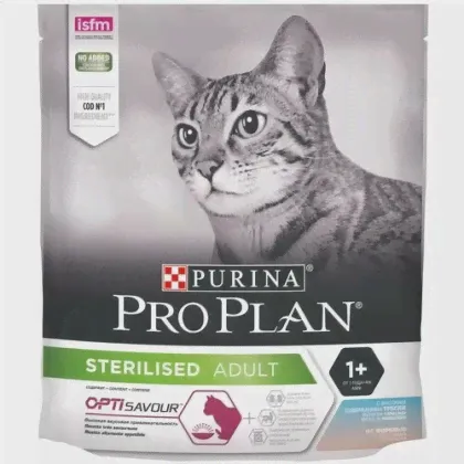 PURINA Pro Plan "Sterilised optisavour" форель и треска для стерил кошек 400 г