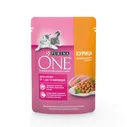 Purina One , ПУРИНА ВАН Влажный корм для котят Purina ONE с курицей, с морковью 75 грм