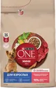Сухой корм для собак Purina ONE для мелких пород с говядиной и рисом 3кг