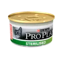 Purina Pro Plan Sterilised влажный корм паштет для стерилизованных кошек и кастрированных котов с лососем и тунцом 85 гр