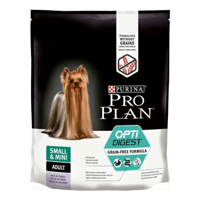 Сухой корм Purina Pro Plan Grain Free Small & Mini Adult индейка для собак мелких и карликовых пород 2,5 кг-0