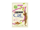 Purina Cat Chow пауч для взрослых кошек с ягненком и зеленой фасолью в желе 85 гр