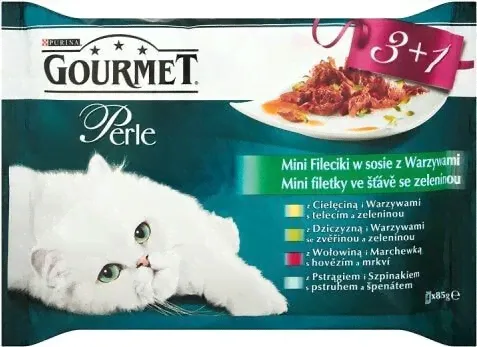 Purina GOURMET PERLE EXOTI (4X85G) PR 3+1