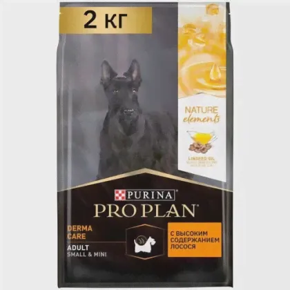 Сухой корм Purina Pro Plan Nature Elements для взрослых собак мелких пород с Лососем 700г 12384825