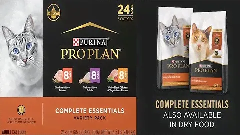 Purina Pro Plan Gravy, High Protein Wet Cat Food Variety Pack, Complete Essentials