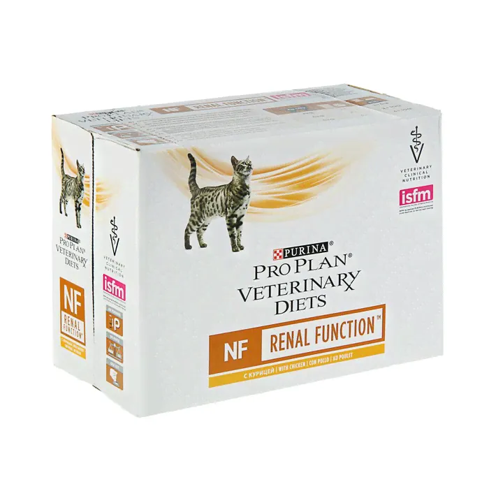 Влажный корм PURINA NF диета для кошек при патологии почек, курица, пауч, 85 г-0