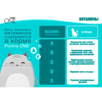 Корм для кошек Purina ONE 200г для стерилизованных кошек и котов с лососем пшеницей и тунцом-3