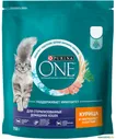 Сухой корм PURINA ONE STERILISED для взрослых стерилизованных кошек и кастрированных котов с курицей и цельными злаками (0,75 кг)