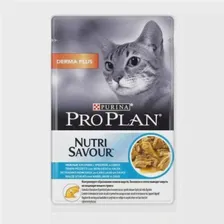 Влажный корм Purina Pro Plan Derma Plus для взрослых кошек с чувствительной кожей с треской - 85 г x 26шт