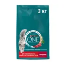 Purina ONE сух. для стерилизованных кошек с лососем 3кг