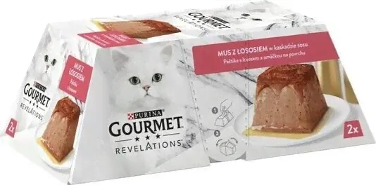Purina Karma Gourmet Revelations Mus Łosoś 2x57g