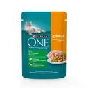 Purina ONE 75 г пауч влажный корм для домашних кошек с курицей и морковью 1х26