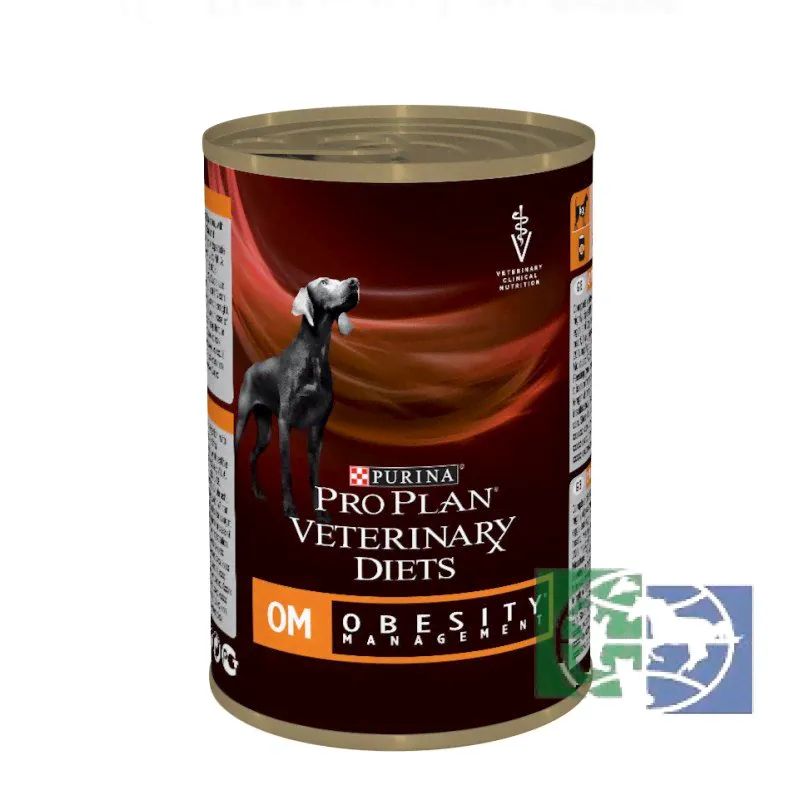 Консервы Purina Pro Plan Veterinary Diets OM для взрослых собак всех пород с ожирением, банка, 400 гр.-0