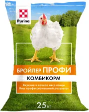 Комбикорм «Гроуэр» для бройлеров Purina ПРОФИ - 25 кг.
