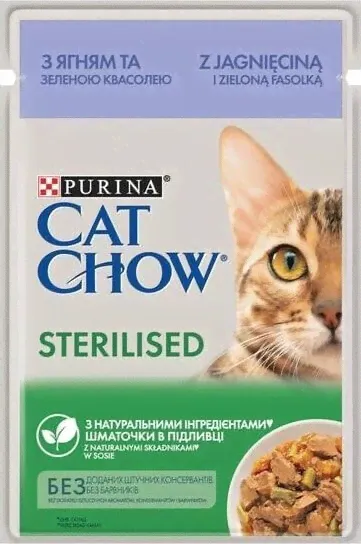 Purina Purina Cat Chow Mokra Karma Dla Kota Sterilised Jagnię 85g