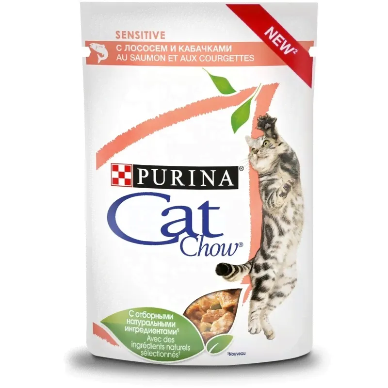Корм для котов Purina SENSITIVE Лососевый 85 g-0