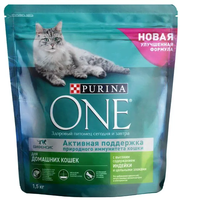 Корм для кошек Purina ONE для профилактики МКБ, с индейкой и с цельными злаками 1.5 кг-2
