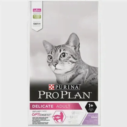Сухой корм Purina Pro Plan Delicate Adult Optidigest для взрослых кошек с чувствительным пищеварением, Ягненок 10 кг-0