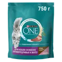 Сухой корм PURINA ONE® для кошек особенно привередливых к вкусу с уткой и печенью, 750 г