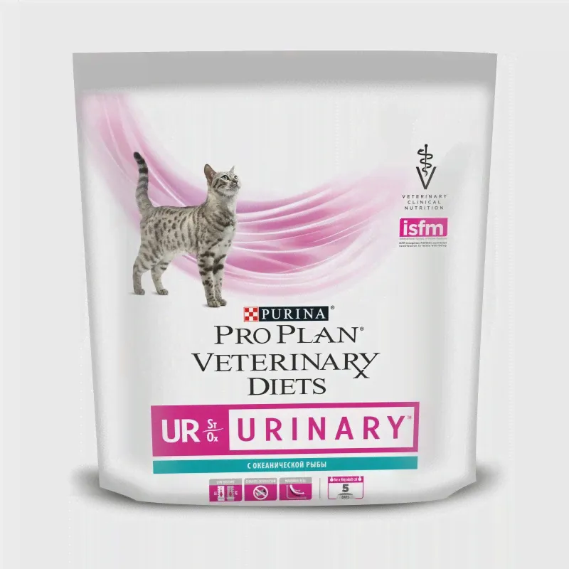 Корм Purina UR Urinary для кошек при лечении МКБ с рыбой 350 г