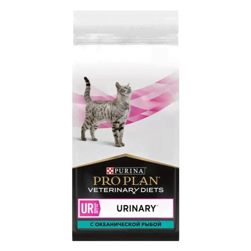 Purina Veterinary Diets UR Feline Ocean Fish - Диета для кошек при заболеваниях нижних отделов мочевыводящих путей с Океанической Рыбой-1