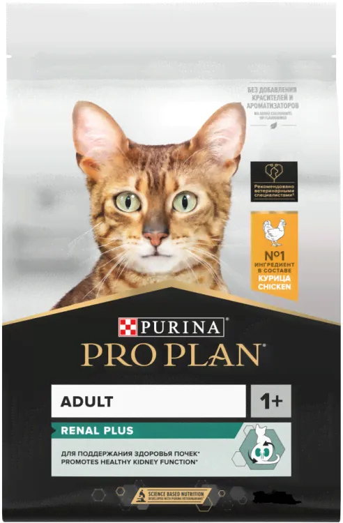 Purina Pro Plan (Пурина Про План) Adult Optirenal Сухой корм для взрослых кошек с курицей 400 г