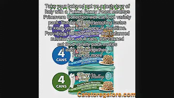 Purina Fancy Feast Medleys Primavera Collection Adult Wet Cat Food Variety (2 Packs of 12) 3 oz. Ca