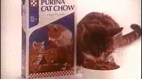 Vintage Purina Cat Chow Commercial