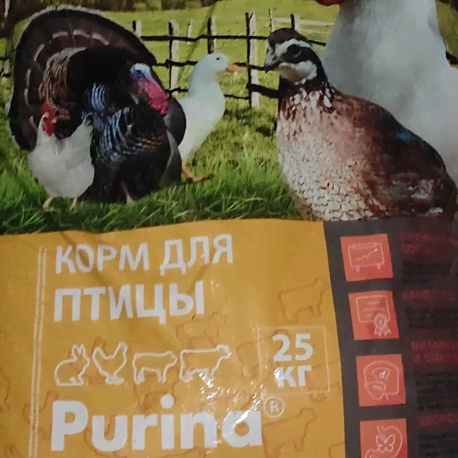 Корм PURINA для перепелов 25 кг