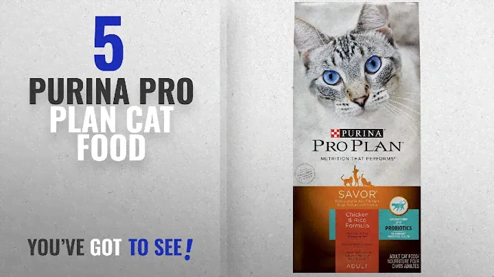 Top 5 Purina Pro Plan Cat Food [2018 Best Sellers]: Purina Pro Plan SAVOR Chicken & Rice Formula