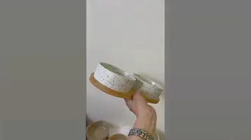 Миска керамическая для кошек и собак двойная на бамбуковой подставке, арт на  вб 204670288 #кошки