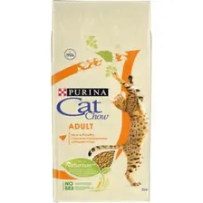 Корм для кошек Purina Cat Chow Adult, 15 кг, домашняя птица