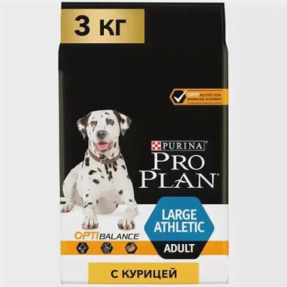 Сухой корм Purina Pro Plan OPTIBALANCE для взрослых собак крупных пород атлетических с курицей 18кг 12272387
