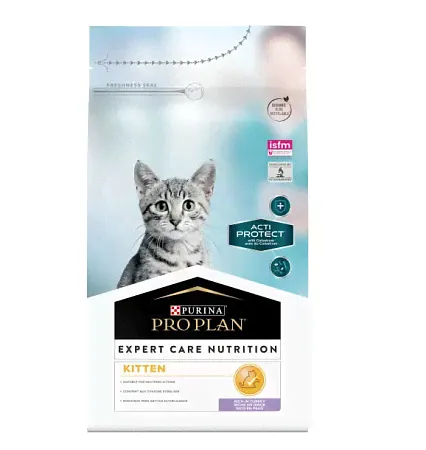Purina Pro Plan Acti Protect сухой корм для котят с индейкой