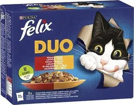 Purina Karma Felix Fantastic Duo wiejskie smaki 12x85g