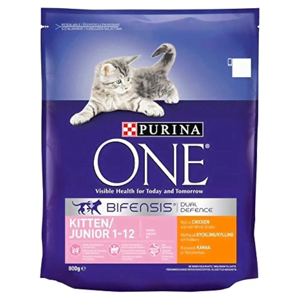 Влажные корма Purina Ein Kätzchen Huhn & Vollkornprodukte 800G (Packung mit 2)