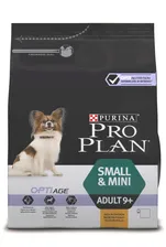 Purina Pro Plan Small & Mini Adult 9+ для взрослых собак мелких и карликовых пород старше 9 лет, курица