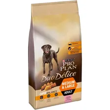 Сухой корм Purina Pro Plan Duo Delice для взрослых крупных и средних пород с лососем и рисом 10кг