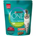 Сухой корм для стерилизованных кошек и кастрированных котов Purina ONE Природа Здоровья, с высоким содержанием говядины 2 шт. х 680 г (кусочки в соусе)