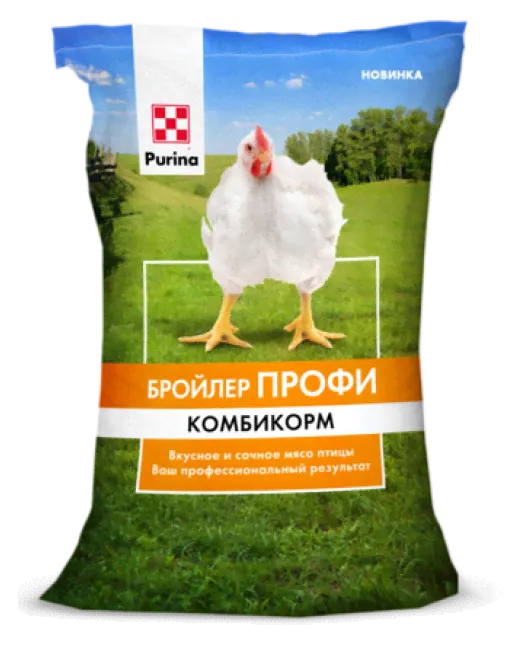 Комбикорм "Гроуэр" для бройлеров, Purina ПРОФИ-0