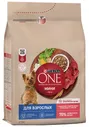 Purina One Сухой корм для взрослых собак мелких и карликовых пород с говядиной и рисом 3 кг