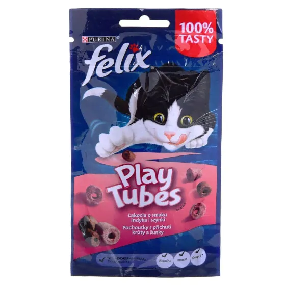 Корм для котов Purina Play Tubes индейка ветчина 50 g-1