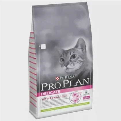 PURINA PRO PLAN Delicate сухой корм для кошек с чувствительным пищеварением, с ягненком (10 кг)