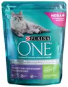 Корм для кошек Purina ONE при чувствительном пищеварении, с индейкой и с рисом 750 г